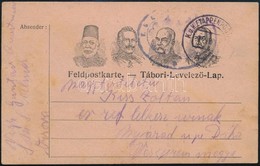 1917 Tábori Lap A Dunai Flottilla ÁLMOS Hajójáról - Other & Unclassified