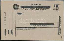 1919 Használatlan Díjjegyes Levelezőlap Bodor Szignóval (4.000) - Other & Unclassified