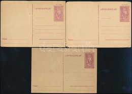 1933 3 Db 12f + 3 Db 18f Használatlan Díjjegyes Levelezőlap II. Osztály - Sonstige & Ohne Zuordnung