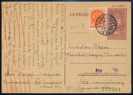 1942-1943 2 Db Díjjegyes Levelezőlap, Egyik Díjkiegészítéssel / 2 PS-cards - Other & Unclassified