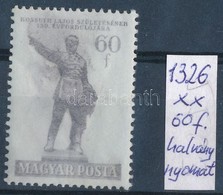 ** 1954 Kossuth Lajos 60f Halvány Elmosódott Nyomattal (törés) - Other & Unclassified