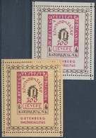 ** 1940/8aa + 8ba IV. Bélyeggyűjtési Propaganda - Gutenberg Emlékív Blokk (20.000) - Other & Unclassified