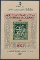 ** 1997/A15 Magyar Bélyeggyűjtésért A Millecentenárium évében Ajándék Emlékív - Autres & Non Classés