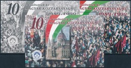** 1999/37 Magyar Köztársaság 3 Db-os Emlékív Garnitúra Azonos Sorszámmal (20.000) - Autres & Non Classés