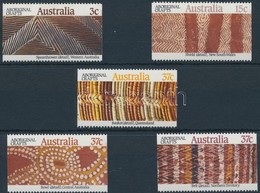 ** 1987 Ausztrál őslakos Kézművesség Sor, Craftsmanship Of The Aborigines Of Australia Set Mi 1062-1066 - Otros & Sin Clasificación