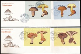 1989 Gomba Sor Mi 1145-1156 + Blokksor Mi 189-200 16 Db FDC-n - Otros & Sin Clasificación