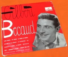 Album Vinyle 33 Tours (25cm) Gilbert Bécaud N°4 (1956) La Voix De Son Maître  FDLP 1049 - Formats Spéciaux