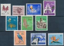 ** 1967/1969 Forgalmi 10 érték Mi 364-367, 369-371, 372-374 - Otros & Sin Clasificación