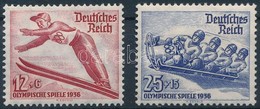 ** 1935 Téli Olimpia Sor Mi 601-602 - Otros & Sin Clasificación