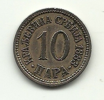 1883 - Serbia 10 Para        ----- - Serbia