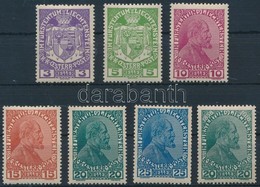 ** 1917 Forgalmi Sor Mi 4-9 + 10 - Other & Unclassified