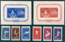 ** 1960 Olimpia Róma Sor Mi 1847-1852 + Blokksor 46-47 - Other & Unclassified