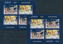 ** 2009 Europa CEPT, Csillagászat Blokk Mi 445 I-II - Autres & Non Classés