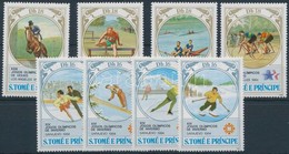 ** 1983 1984-es Olimpia, Szarajevó és Los Angeles Sor, 1984 Olympics, Sarajevo And Los Angeles Set Mi 869-876 - Otros & Sin Clasificación