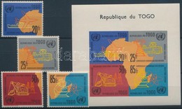** 1961 ENSZ Gazdasági Bizottsága Afrikáért Sor Mi 325-328 A + Vágott Blokk Mi 6 - Sonstige & Ohne Zuordnung