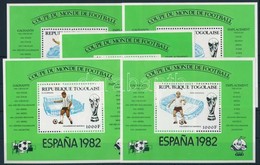 ** 1981 Labdarúgó VB 1982 Blokk Sor Mi 177-181 - Otros & Sin Clasificación