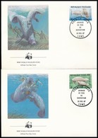 1984 WWF: Manátusz Sor Mi 1763-1766 4db FDC-n - Other & Unclassified