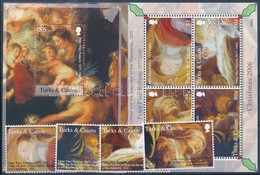 ** 2006 Karácsony: Rubens Festmények Sor + Kisív Mi 1824-1831 + Blokk Mi 232 - Otros & Sin Clasificación