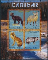 ** Kongó Brazzaville 2007 Kutyafélék 4 értékes Kisív - Sonstige & Ohne Zuordnung
