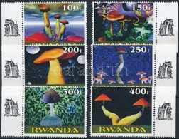 ** Ruanda 1999 Gomba 6 Klf ívszéli Bélyeg - Sonstige & Ohne Zuordnung