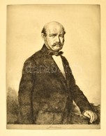 Boldizsár István (1897-1984): Semmelweis. Rézkarc, Papír, Jelzett, 45×33 Cm - Sonstige & Ohne Zuordnung
