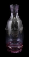 Lila üvegváza, Kopásnyomokkal, M: 22,5 Cm - Vidrio & Cristal
