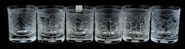 Riedel ólomkristály Whiskys Pohár Készlet, 6db, Jelzett, Hibátlan, M: 10,5 Cm D: 9 Cm - Vidrio & Cristal