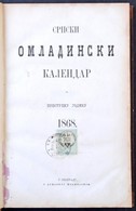 Szerb Nyelvű Belgrádi 1868-as Kalendárium 6kr Naptárbélyeggel - Ohne Zuordnung