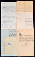 1864-1946 10 Db Vegyes Jegyzői Irat - Unclassified