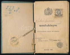 1889 Munkakönyv, Sok Bejegyzéssel - Non Classés