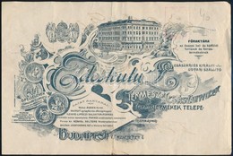 1912 Bp., Édeskuty László Természetes Ásványvizek és Forrástermékek Telepe Díszes Számla - Unclassified
