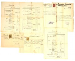 Cca 1910-1930 Kassa, Tátrafüred 5 Db Számla és Bizonyítvány - Ohne Zuordnung