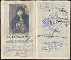 1922 Bp., A Magyar Királyság által Kiadott Fényképes útlevél - Ohne Zuordnung
