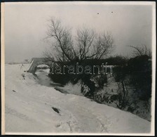 1929 Kinszki Imre (1901-1945) Budapesti Fotóművész Jelzés Nélküli, De általa Feliratozott, Vintage Fotója (Zugló, Ez A 8 - Sonstige & Ohne Zuordnung