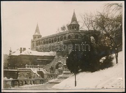 1929 Kinszki Imre (1901-1945) Budapesti Fotóművész Jelzés Nélküli, De általa Feliratozott, Vintage Fotója (Buda), 5,5x7, - Otros & Sin Clasificación