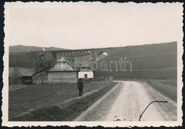 1941 Viadukt Volócnál (Volovec, Kárpátalja), Feliratozott Fotó, 5,5×8 Cm - Sonstige & Ohne Zuordnung