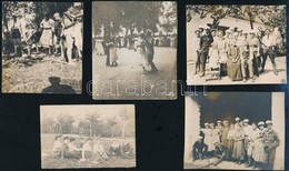Cca 1900-1920 Balatoni, Badacsonyi életképek, 20 Db, 9×6 és 7,5×9,5 Cm - Sonstige & Ohne Zuordnung