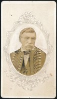 Cca 1865 Ismeretlen Férfi Portréja, Keményhátú Fotó, 10×6 Cm - Sonstige & Ohne Zuordnung