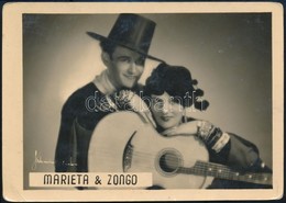Cca 1930 Los Zongo's, Percséttel Jelzett Fotó Ströminger Műterméből, 11,5×16 Cm - Sonstige & Ohne Zuordnung