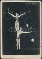 1932 2Rona2, Cirkuszi Artisták, Fotólap, Szakadással, 15×11 Cm - Sonstige & Ohne Zuordnung