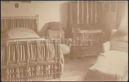 Cca 1910 Szoba Belső, Képeslap Hátoldalú Fotó, 9x13 Cm - Sonstige & Ohne Zuordnung