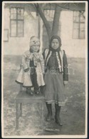 Cca 1910 Gyermekek Utcai Portréja, Fotó, 9x13 Cm - Sonstige & Ohne Zuordnung