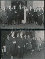 Cca 1950-1960 5 Db Esküvői Fotó, Szabó Lajos Fényképész és Fotoriporter Pecsétjével, 18,5x12 Cm - Sonstige & Ohne Zuordnung
