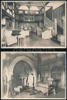 Cca 1920 Kastély Belső, 4 Db Fotó, Max Wipperling Elberfeld Műterméből / German Castle Interior, 4 Photo - Sonstige & Ohne Zuordnung