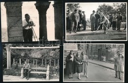 1945 Utáni Felvételek, Fotográfusok Akcióban, Különféle Időpontokban és Eltérő Helyszíneken Készült 12 Db Vintage Fotó,  - Sonstige & Ohne Zuordnung