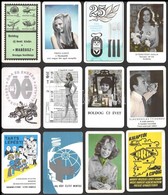 1969-1980 61 Db Különböző Reklámos Kártyanaptár - Advertising
