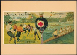 Zwack J. és Társai Likőrgyár Reklámos Modern Képeslap - Advertising