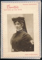 1916 Érdekes Újság 1916-os Kártyanaptára, 12x8 Cm, Kihajtva: 8x17 Cm - Advertising