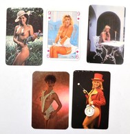 1983-1996 5 Db Erotikus Kártyanaptár, 9x6 Cm és 10x6 Cm Közötti Méretben - Werbung