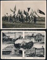 1933 Gödöllő Jamboree 2 Db Képeslap Rajta A Résztvevők Saját Kezű Aláírásaival / Autograph Signed Postcards From The Jam - Movimiento Scout